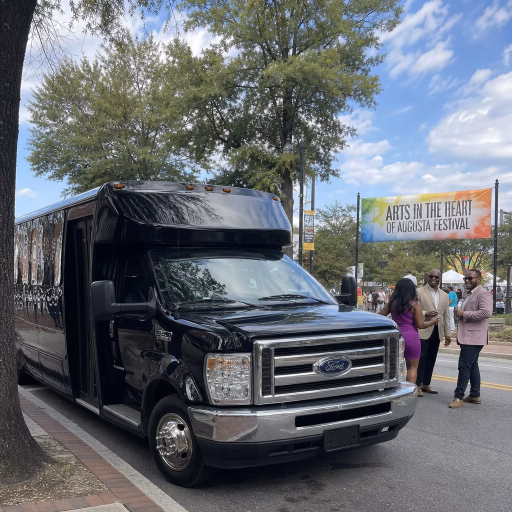 Rent a Bus to Arts in the Heart of Augusta Festival