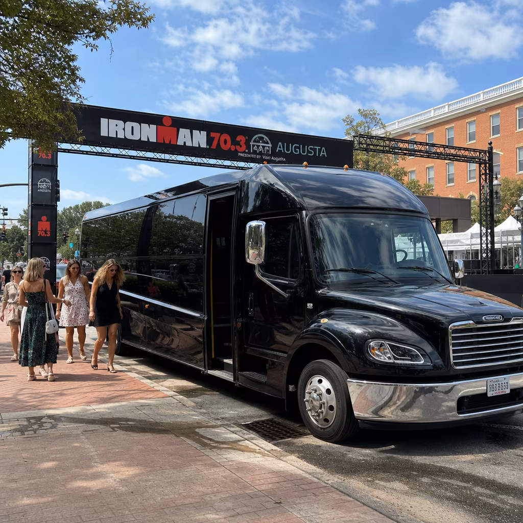 Rent a Bus to IRONMAN 70.3 Augusta