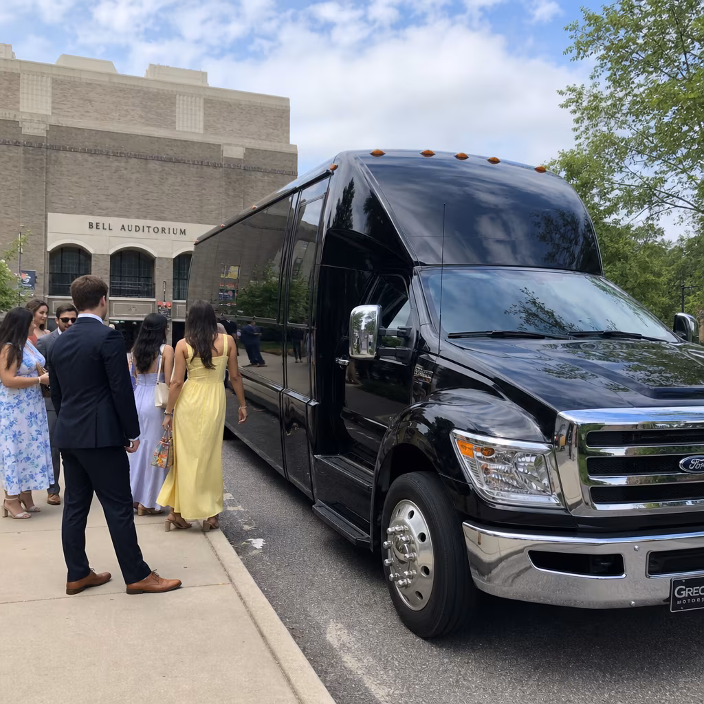 Rent a Bus to Bell Auditorium Augusta