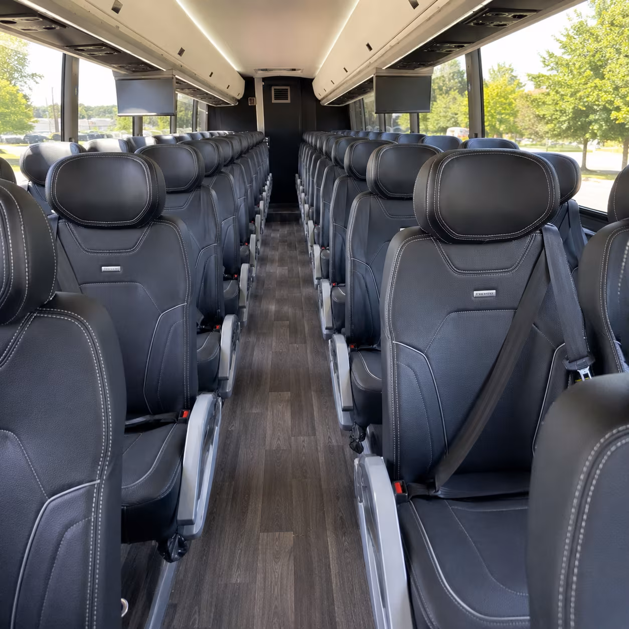 Charter Bus Interior