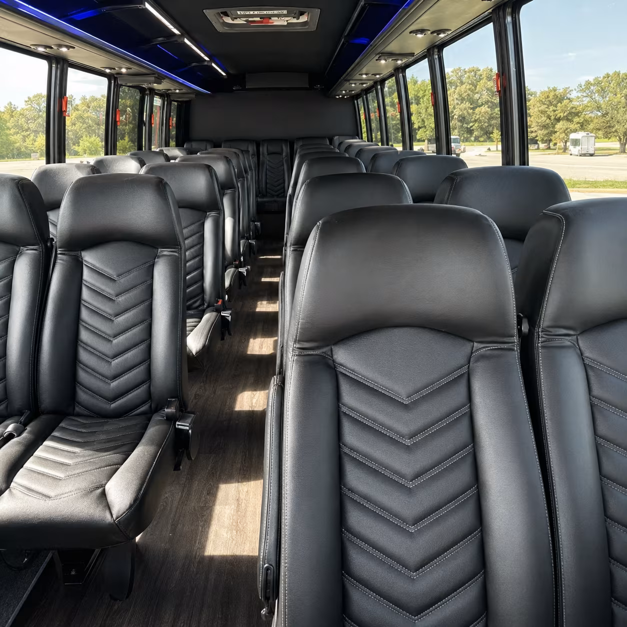 Augusta Airport Shuttle & Transportation party bus exterior