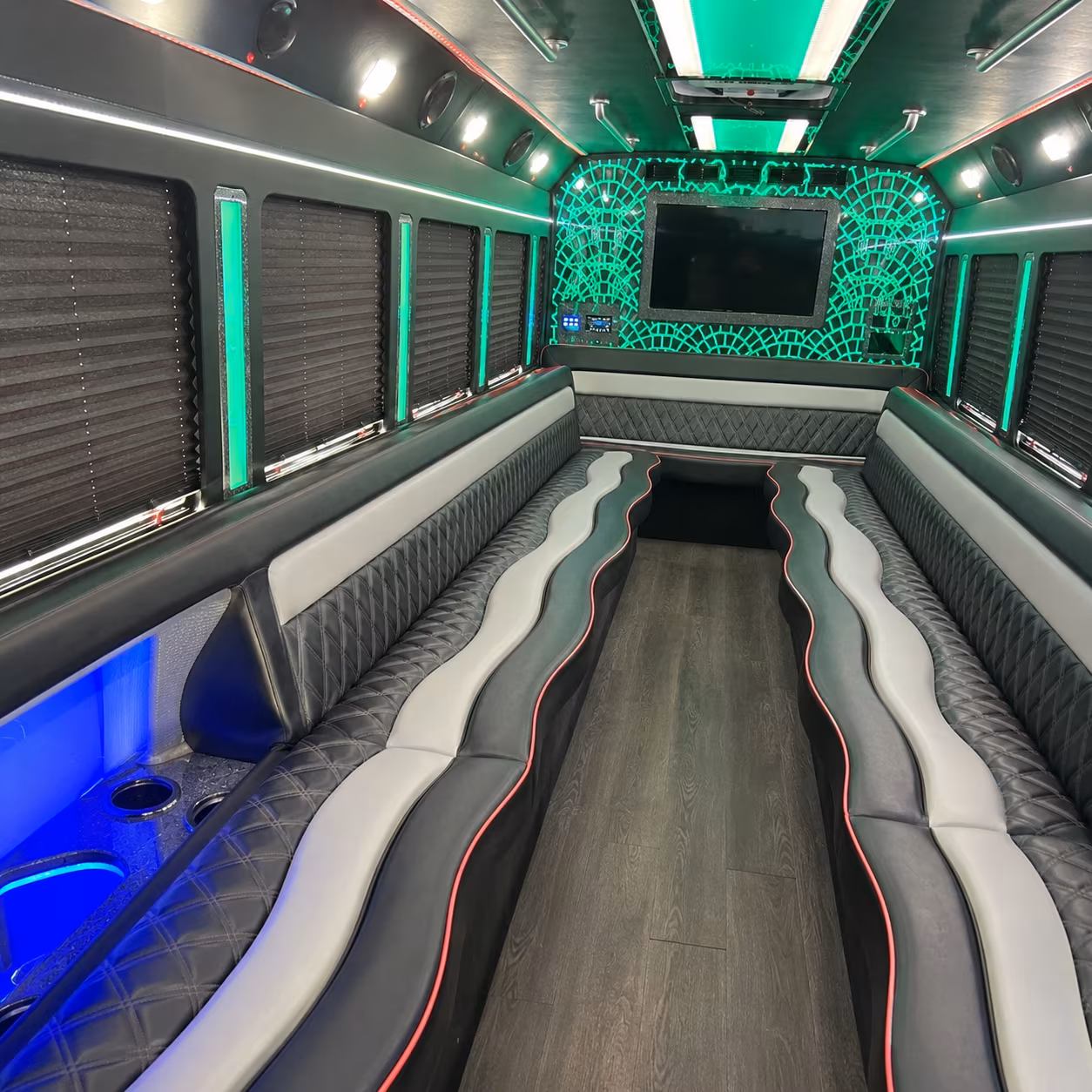 Augusta Bachelor & Bachelorette Transportation party bus exterior