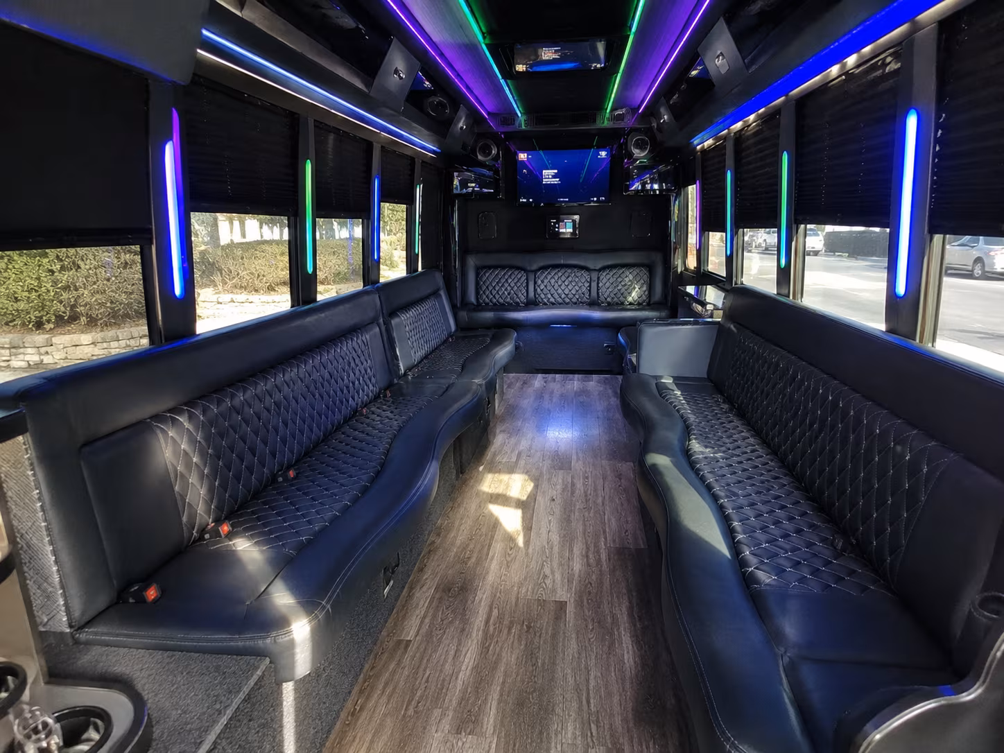 Augusta Birthday, Sweet 16, & Quinceañera Transportation onboard seating