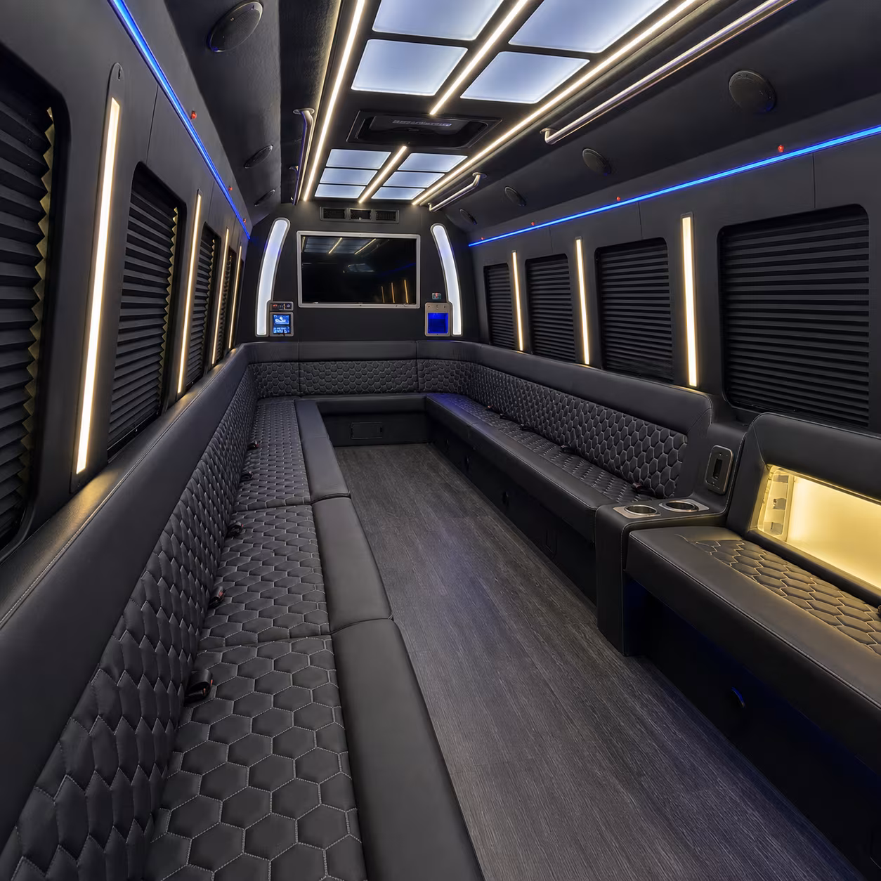 Augusta Concert & Music Festival Transportation party bus exterior