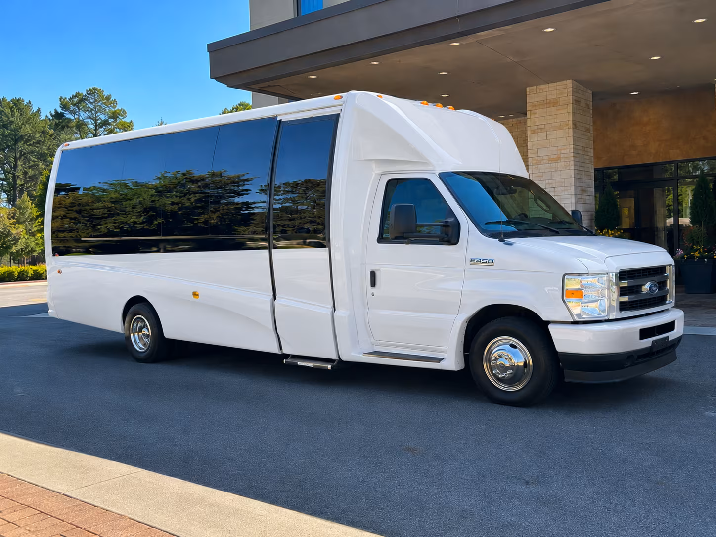 Augusta Corporate Transportation party bus exterior