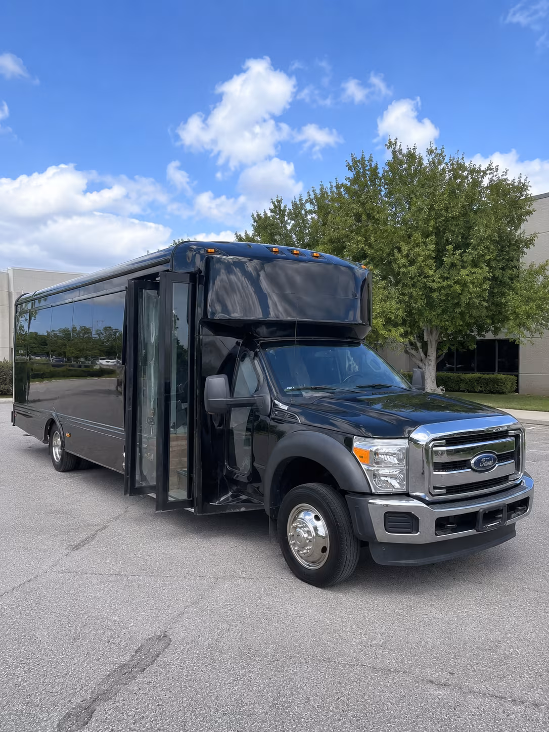 Augusta Private Event Transportation party bus exterior