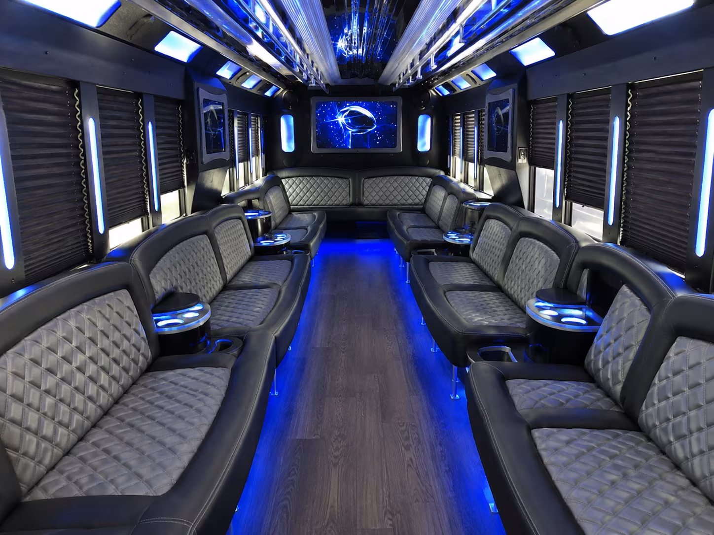 Augusta Private Event Transportation onboard seating