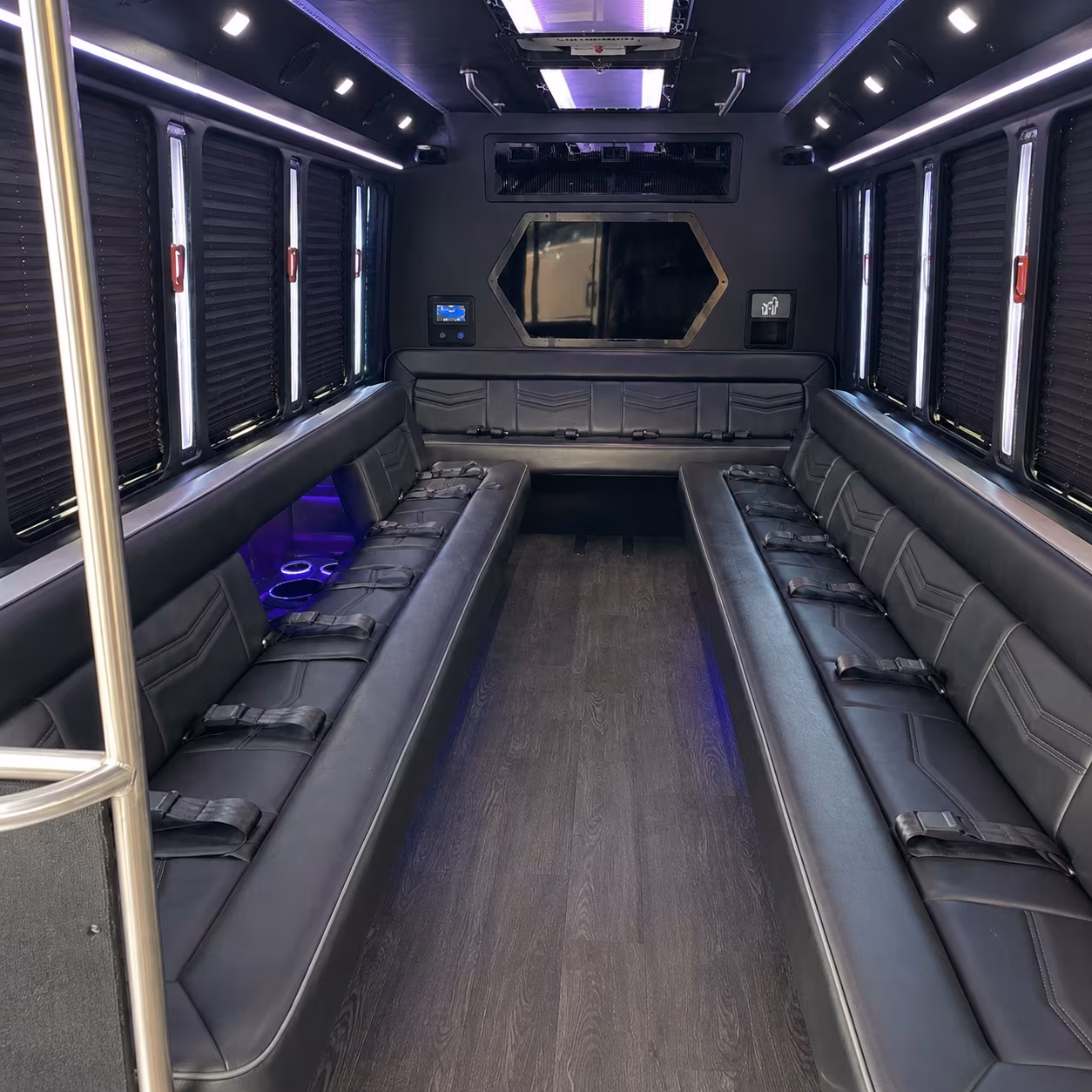 Augusta Prom & Homecoming Transportation party bus exterior