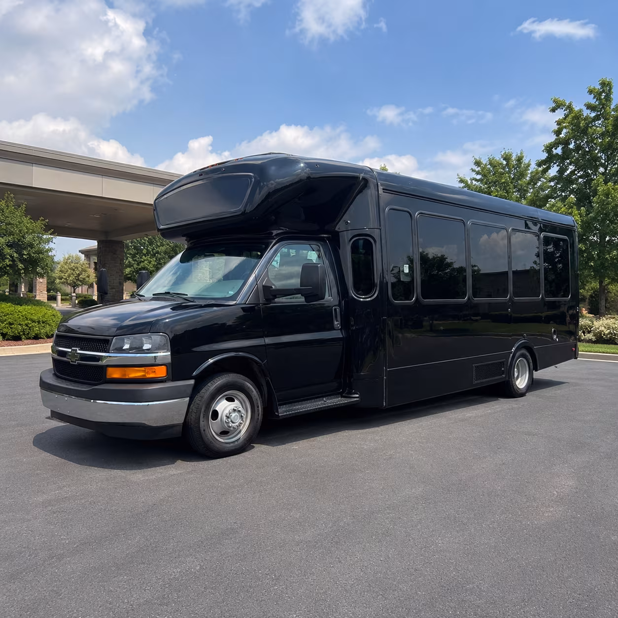 Augusta Prom & Homecoming Transportation party bus exterior