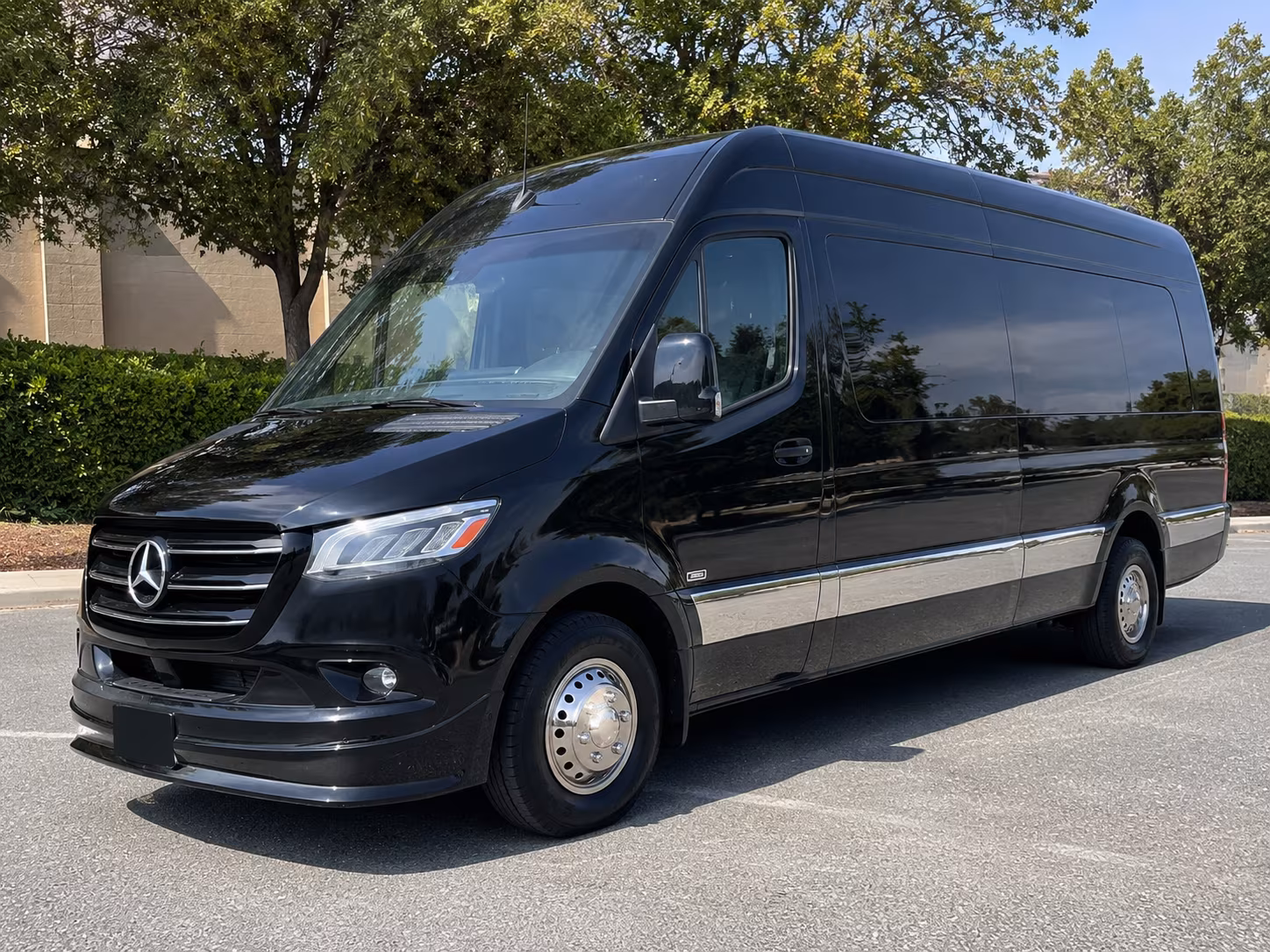 Augusta School Event Transportation party bus exterior