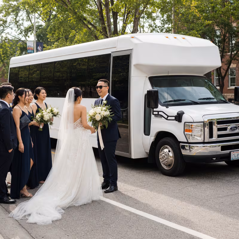 Augusta Wedding Transportation fleet vehicle