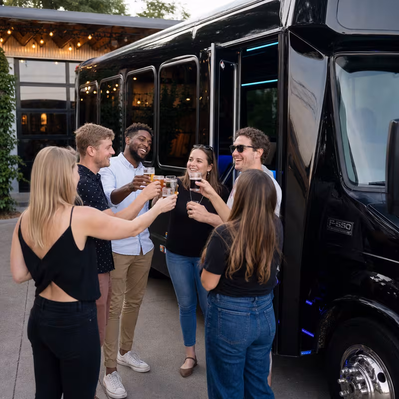 Augusta Winery & Brewery Tour Transportation fleet vehicle